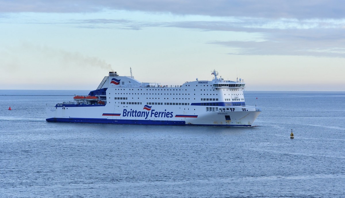 Pyrenees Coast to Coast Tour - Day 7 - Friday 16th October at Brittany Ferry Armourique