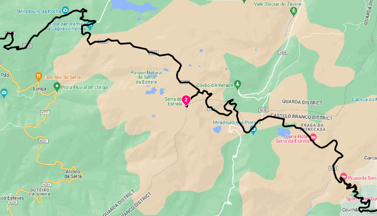 Peaks & Summits | Spain & Portugal GT Tour 23 route map